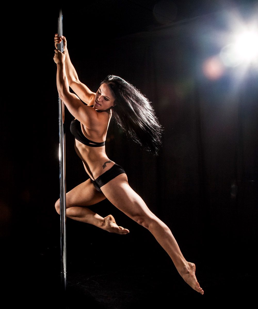 Picture of stripper on pole