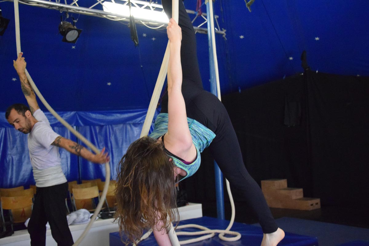 National Centre for Circus Arts on X: Fancy Static Trapeze, Flying Trapeze,  Aerial Rope or Silks? Book here:    / X